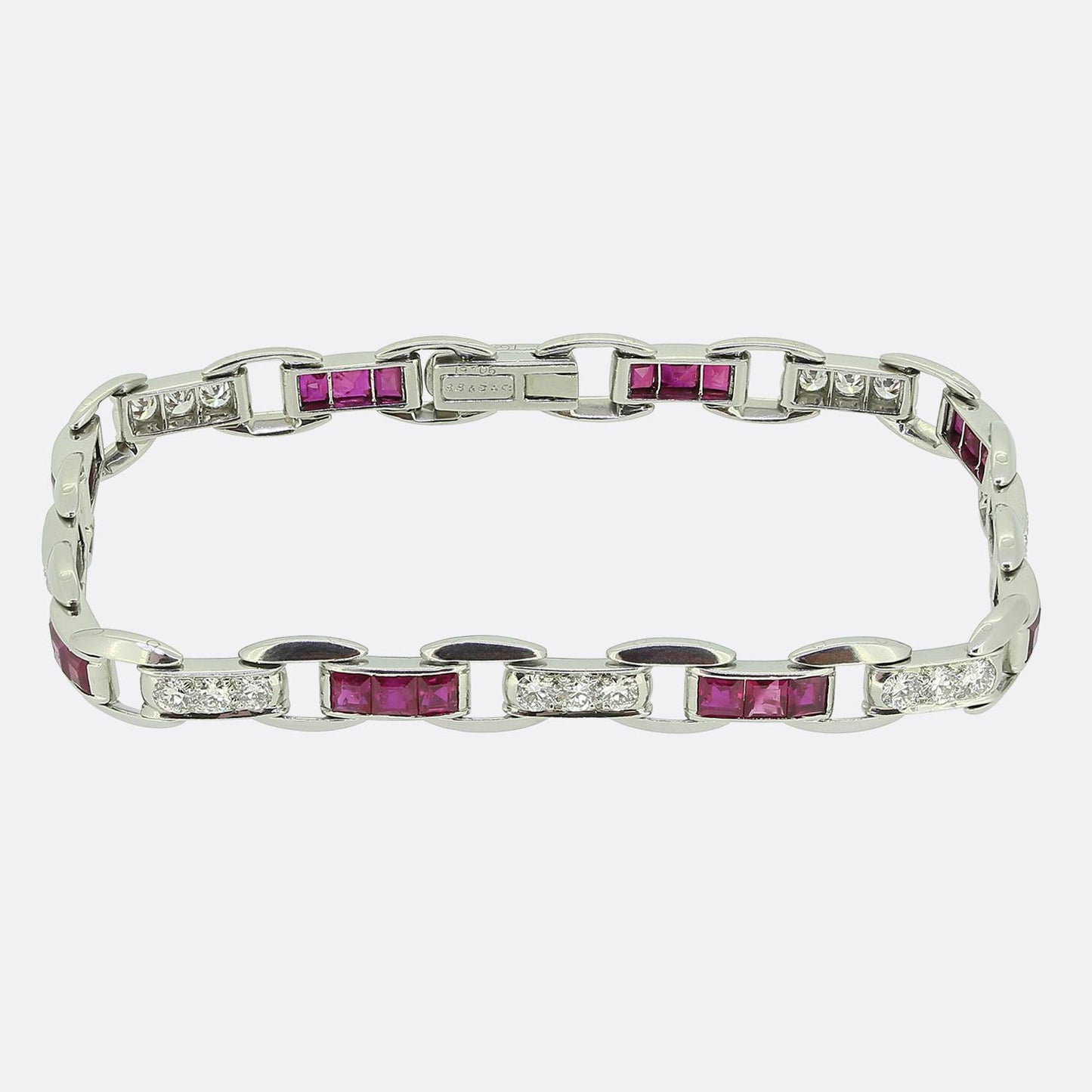Baily Banks & Biddle Ruby and Diamond Bracelet