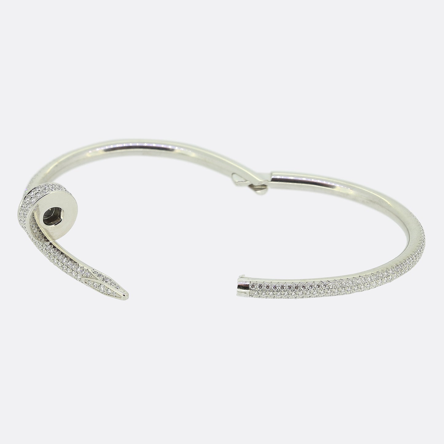 Cartier Juste un Clou Pavé Diamond Bracelet Size 15
