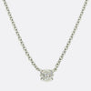 Cartier Diamond Solitaire Pendant Necklace