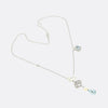 Boodles Woodland Aquamarine Moonstone and Diamond Necklace