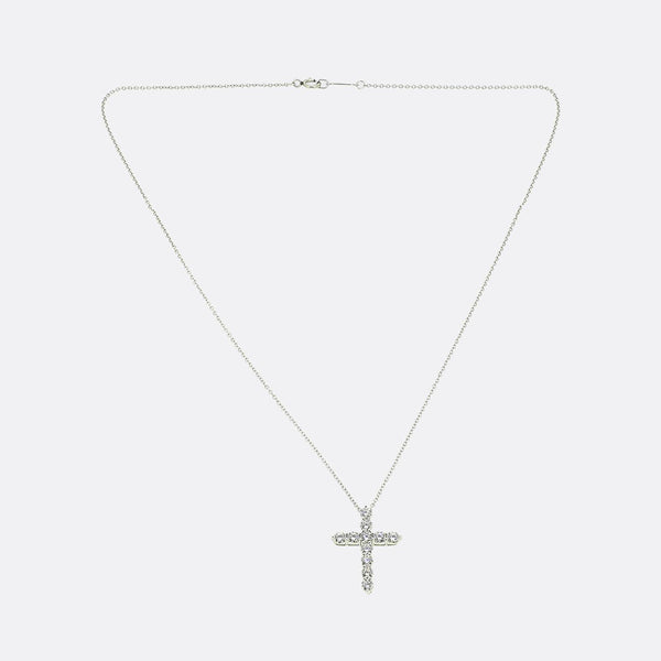Tiffany & Co. Diamond Cross Necklace