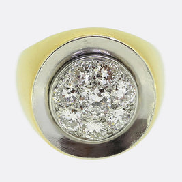 Early 20th Century Diamond Cluster Ring