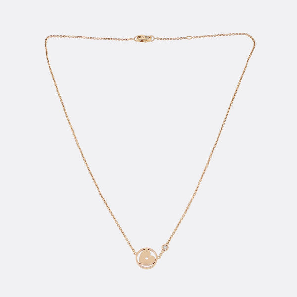 Louis Vuitton Single Diamond Love Heart Necklace
