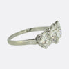 Art Deco Diamond Three Stone Ring