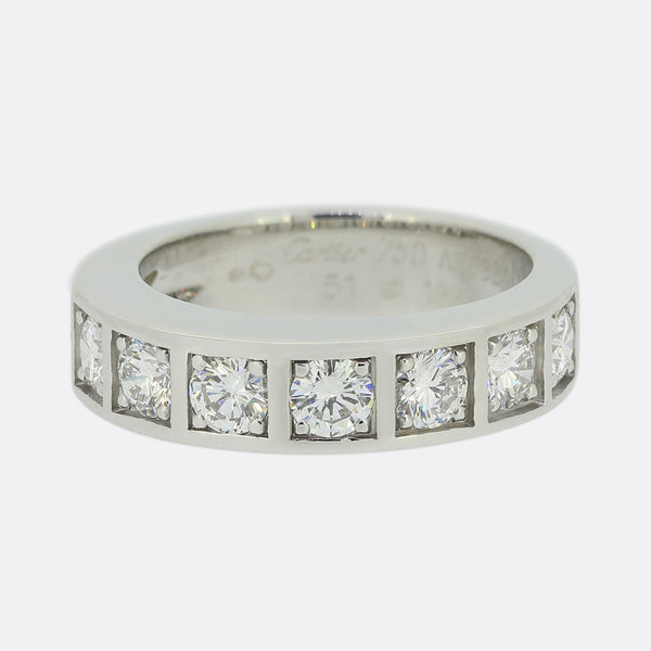 Cartier 1.35 Carat Diamond Half Eternity Ring