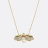 Tiffany & Co. Paper Flowers Diamond Firefly Pendant Necklace