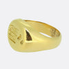 Vintage Naval Intaglio Signet Ring