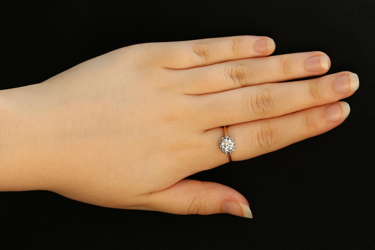 Antique 1.05 Carat Diamond Solitaire Ring