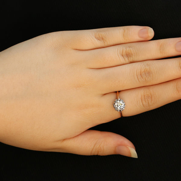 Antique 1.05 Carat Diamond Solitaire Ring