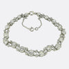 Art Deco 5.70 Carat Old Cut Diamond Bracelet