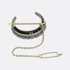 Victorian Old Cut Diamond Crescent Brooch