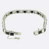 Van Cleef & Aprels Art Deco Onyx and Diamond Line Bracelet