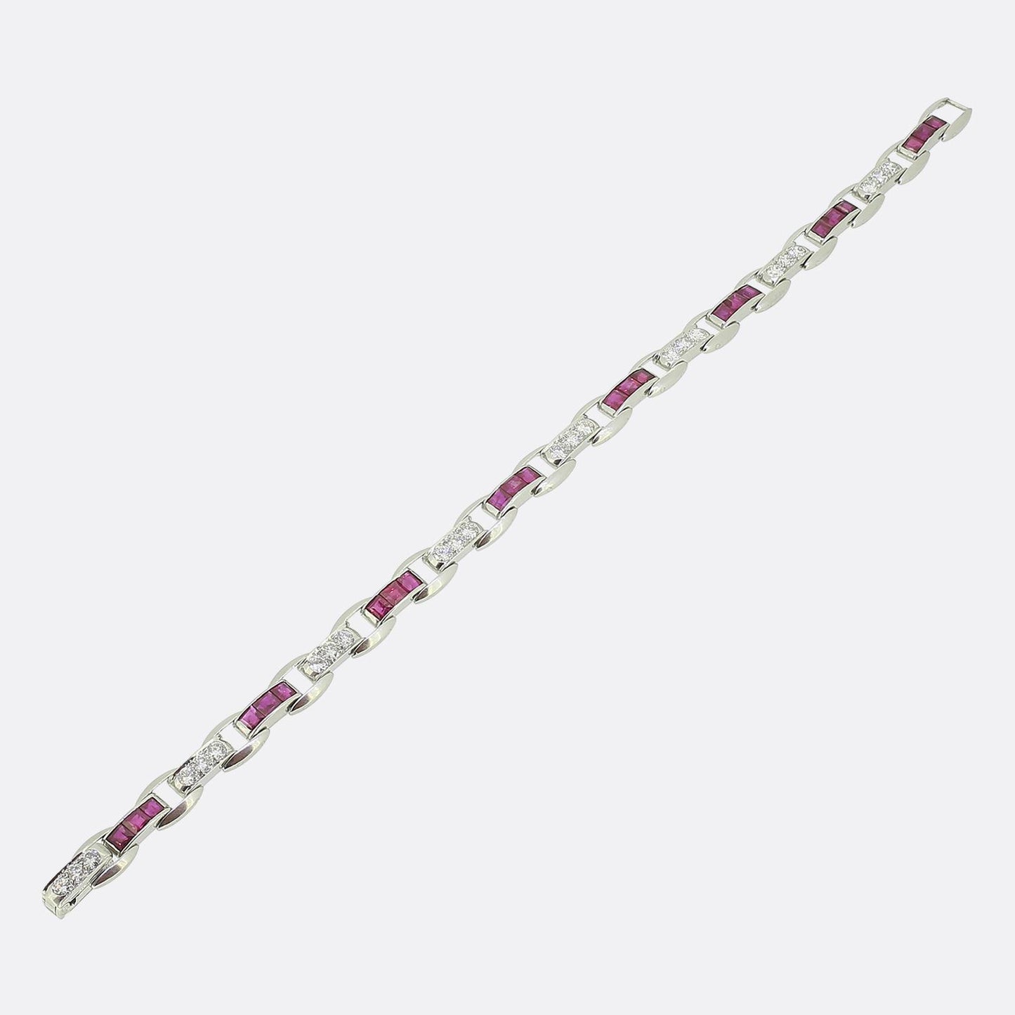 Baily Banks & Biddle Ruby and Diamond Bracelet