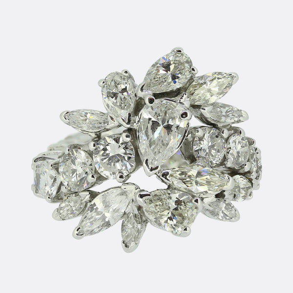 Multi Diamond Cluster Ring Size K 1/2 (51)