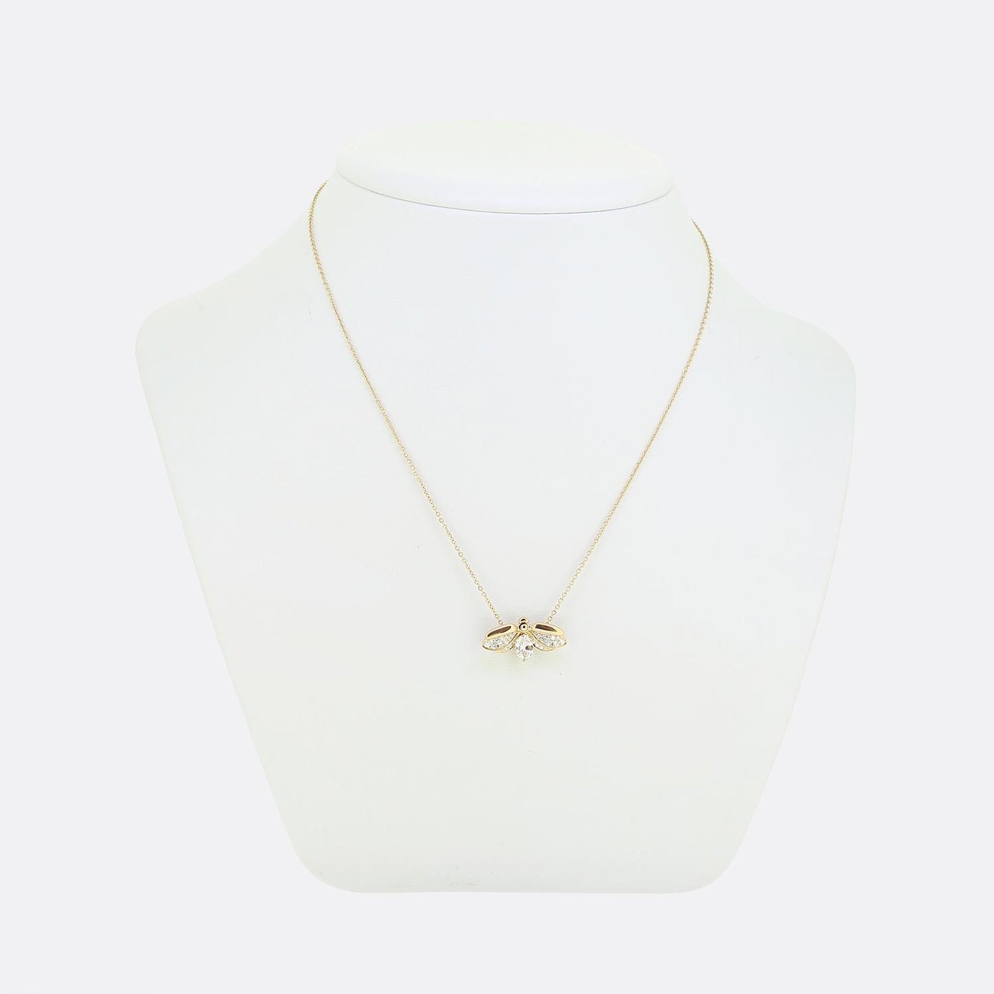 Tiffany & Co. Paper Flowers Diamond Firefly Pendant Necklace