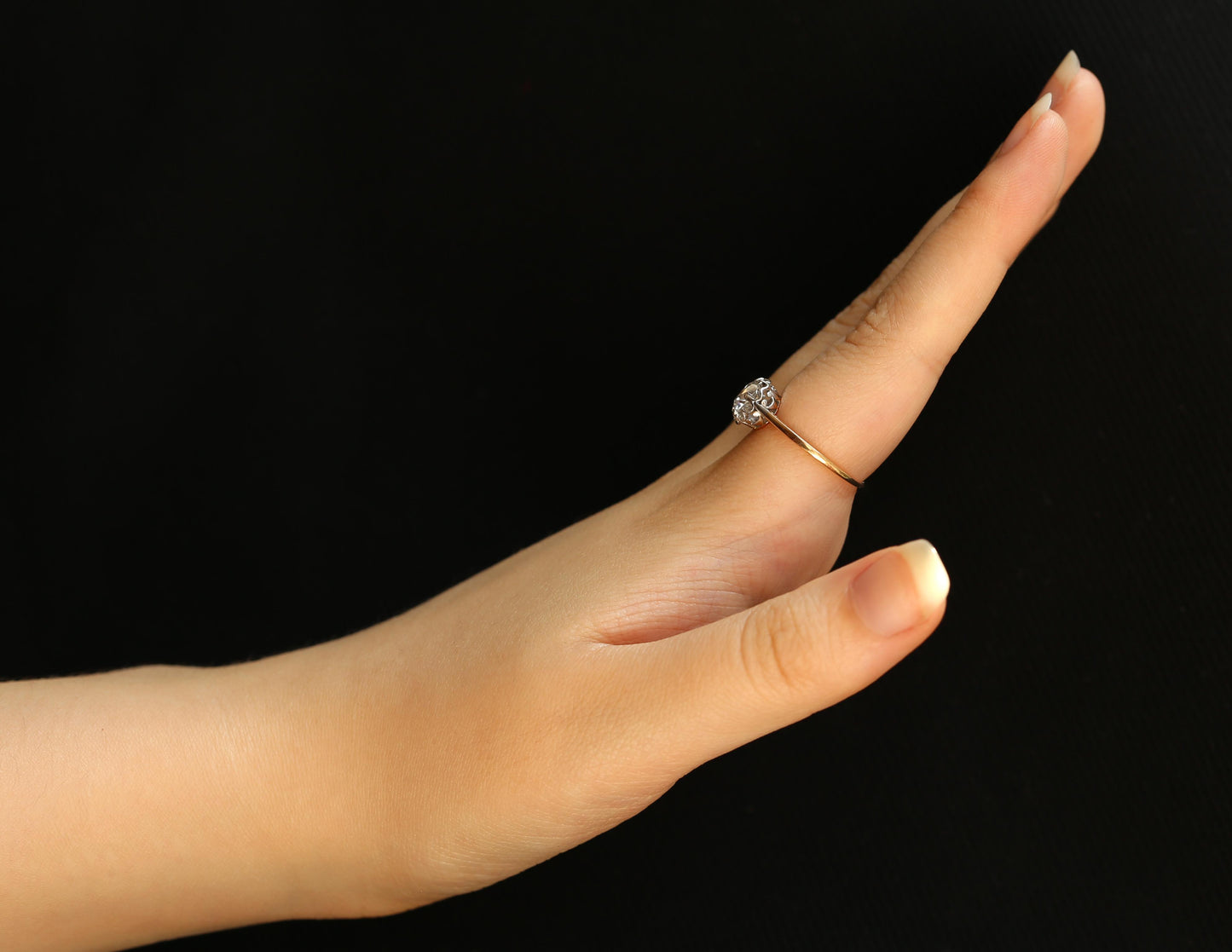 Antique 1.05 Carat Diamond Solitaire Ring