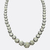 Victorian 40.00 Carat Diamond Riviere Necklace