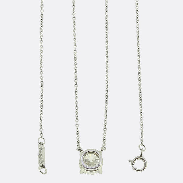 Tiffany & Co. 1.65 Carat Diamond Solitaire Necklace