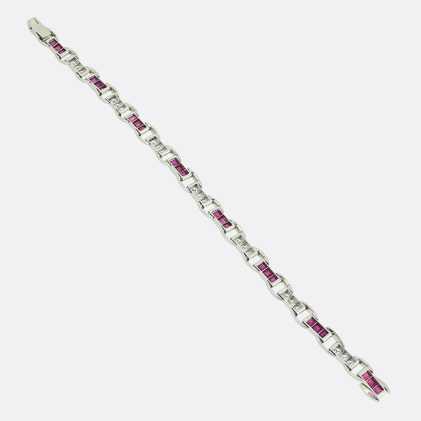 Baily Banks & Biddle Ruby and Diamond Bracelet