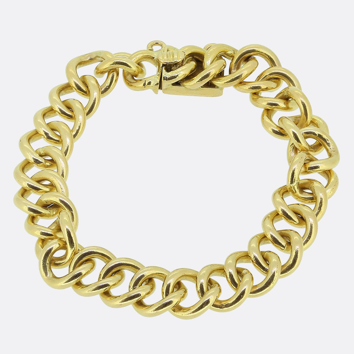 Vintage Twisted Curb Link Bracelet