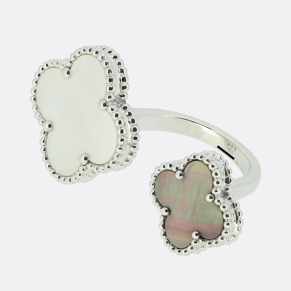 Van Cleef & Arpels Magic Alhambra Mother of Pearl Between the Finger Ring