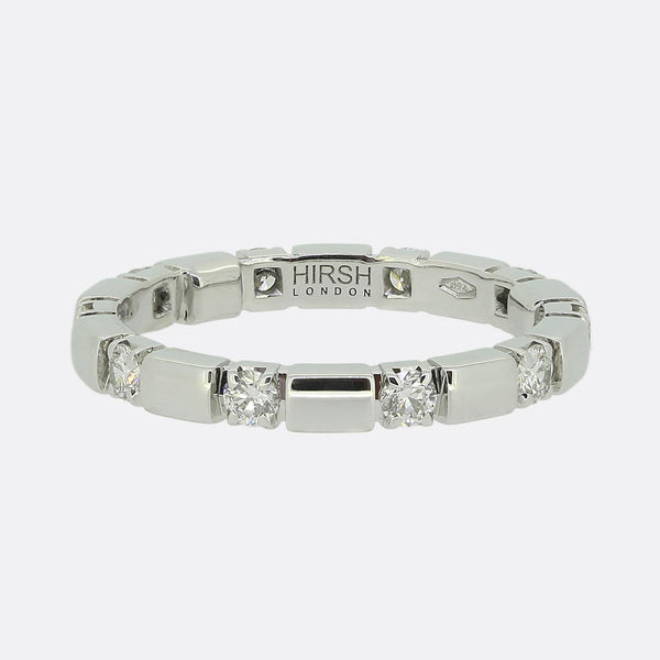 Hirsh London Diamond Eternity Ring H 1/2 (47)
