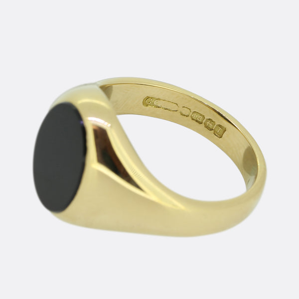 Vintage Onyx Signet Ring