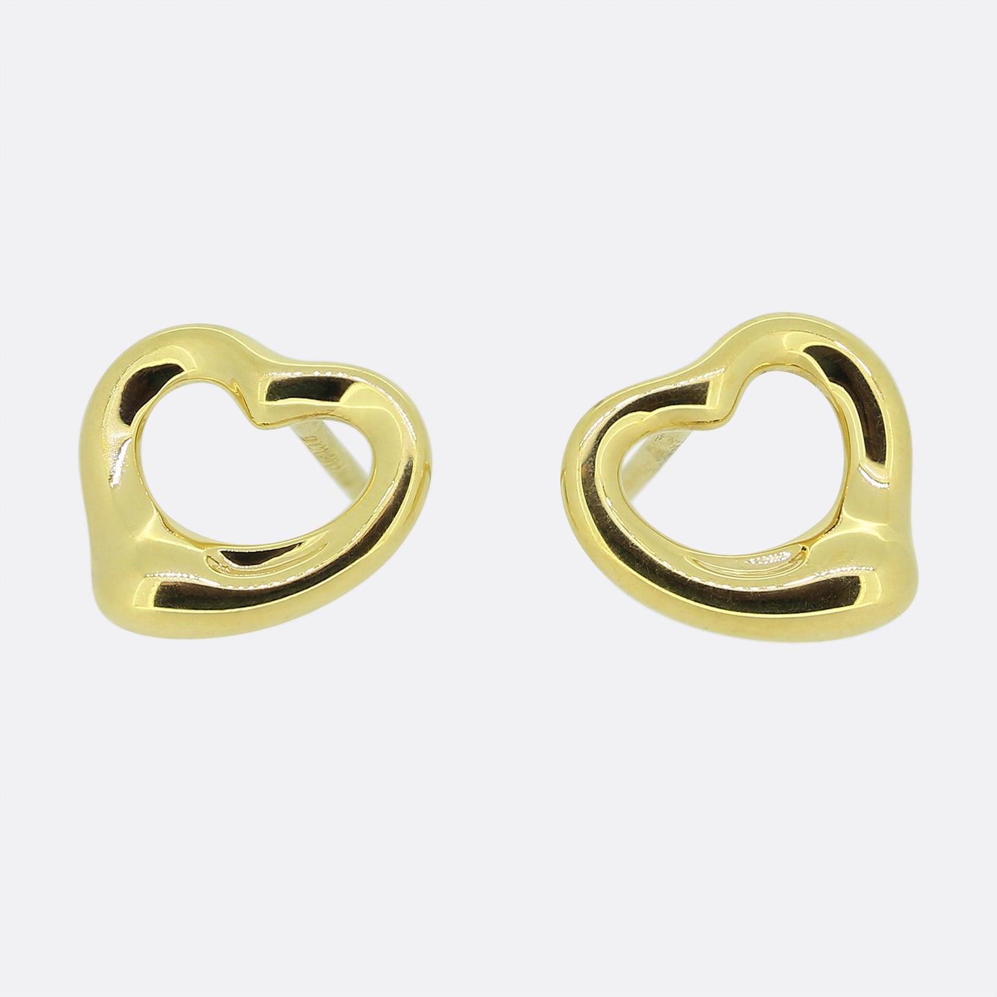 Tiffany & Co. 11mm Open Heart Earrings