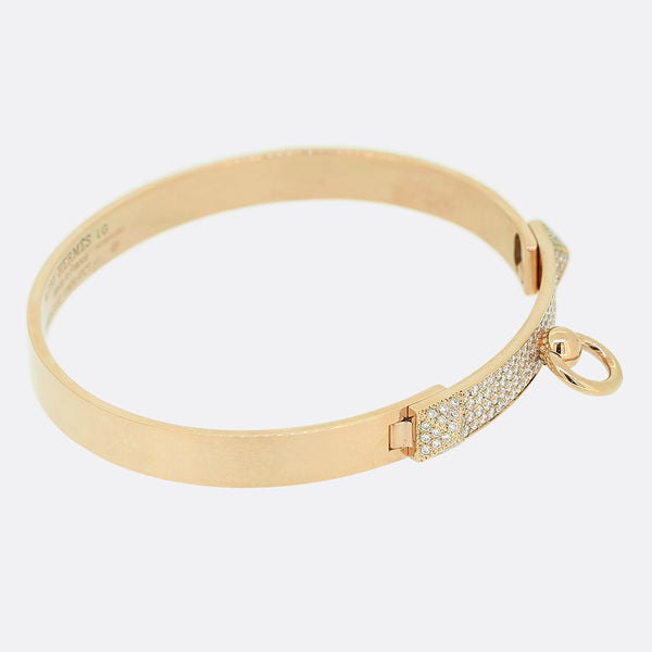 Hermès Collier De Chien Diamond Bangle