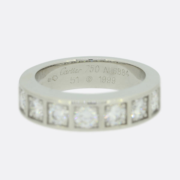 Cartier 1.35 Carat Diamond Half Eternity Ring