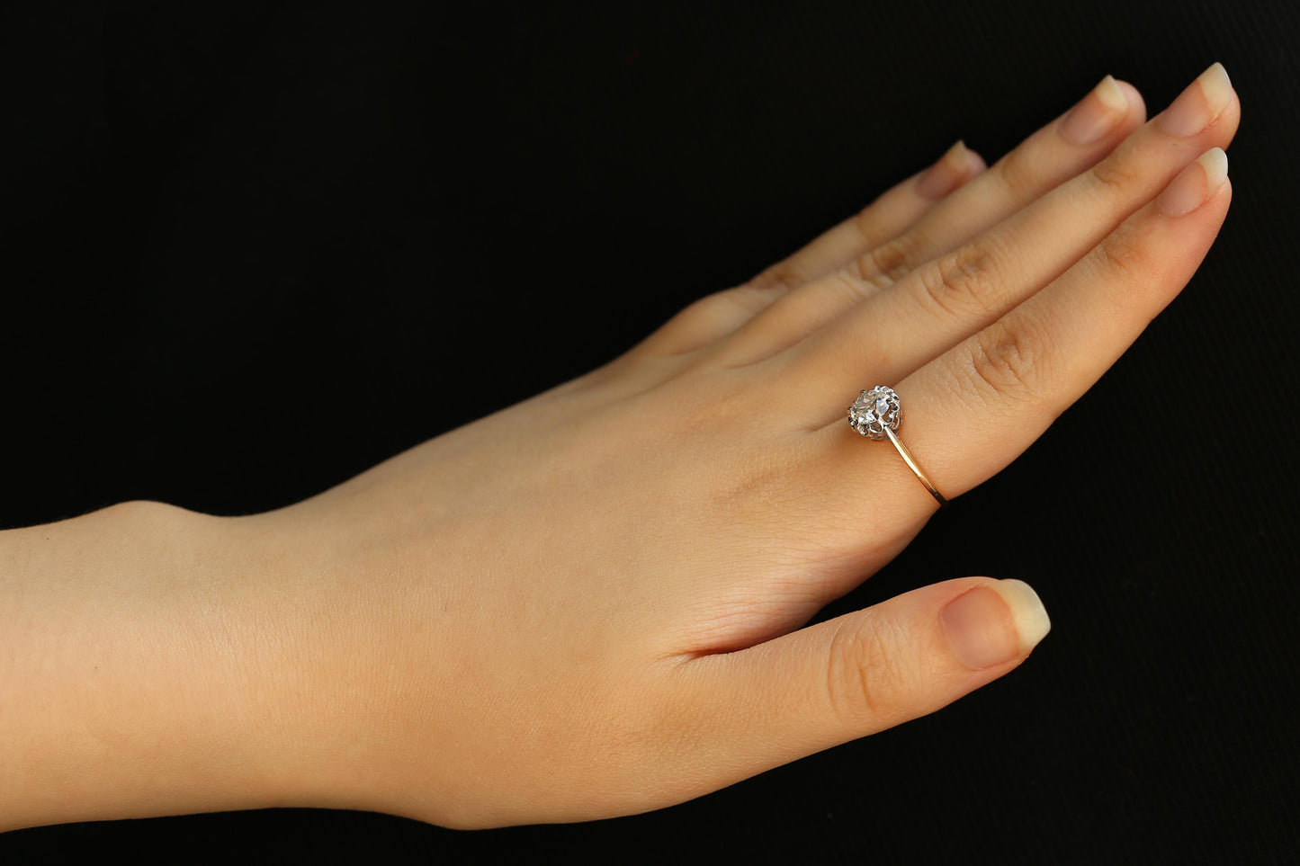 Antique 1.05 Carat Diamond Solitaire Ring