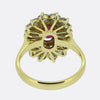 1.10 Carat Ruby and Diamond Cluster Ring