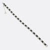 Van Cleef & Aprels Art Deco Onyx and Diamond Line Bracelet