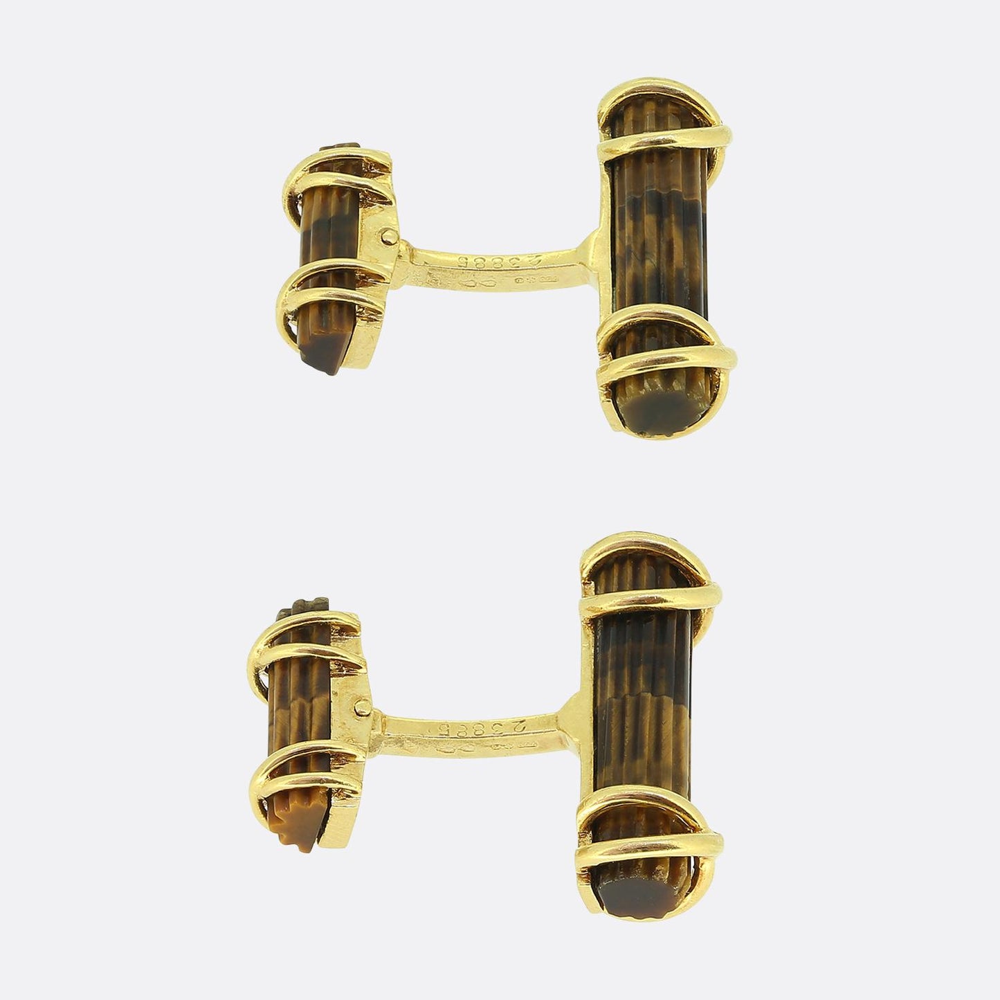 Chaumet Vintage Tigers Eye Cufflinks