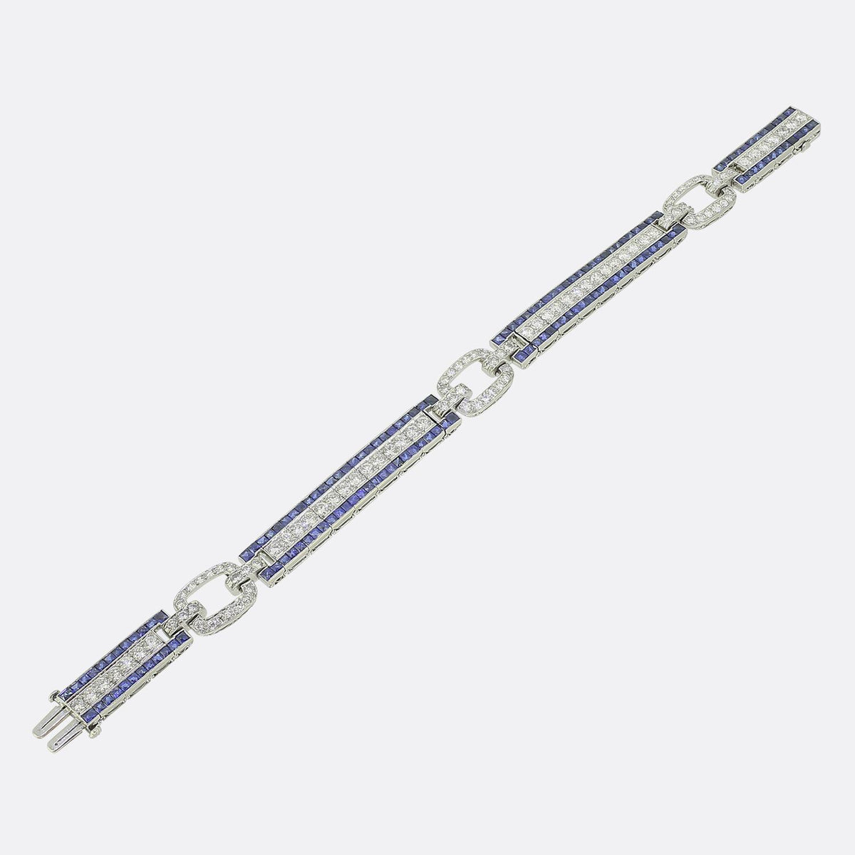 Black, Starr & Frost Art Deco Sapphire and Diamond Bracelet