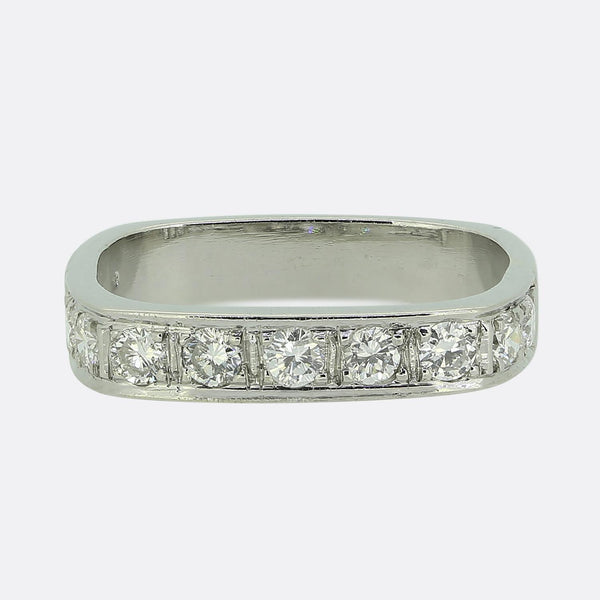Art Deco Half-Eternity Diamond Ring