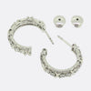 Tiffany & Co. Schlumberger Studios Diamond Hoop Earrings