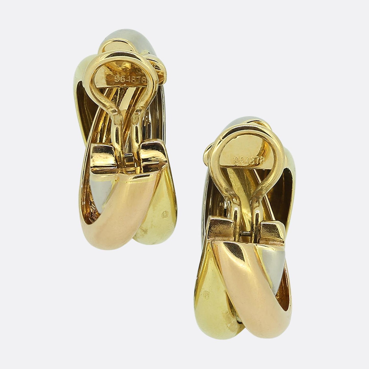 Cartier Tri-Colour Trinity Earrings