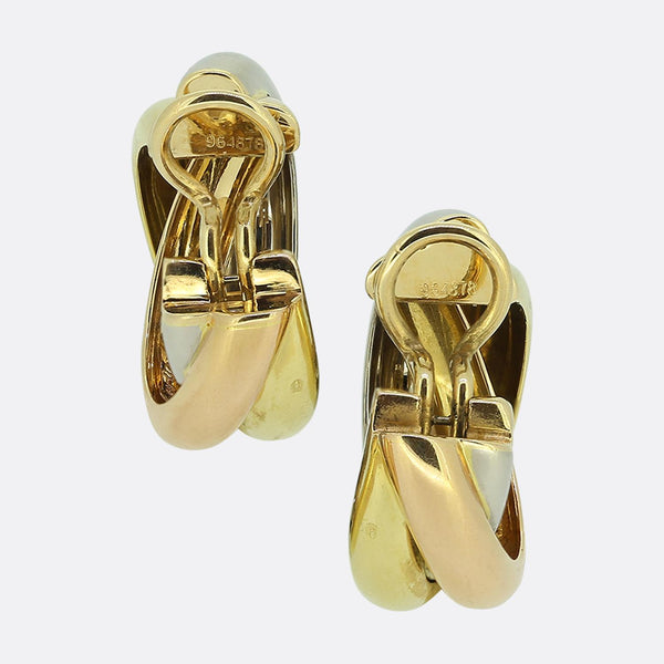 Cartier Tri-Colour Trinity Earrings