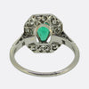 Art Deco Emerald and Diamond Ring