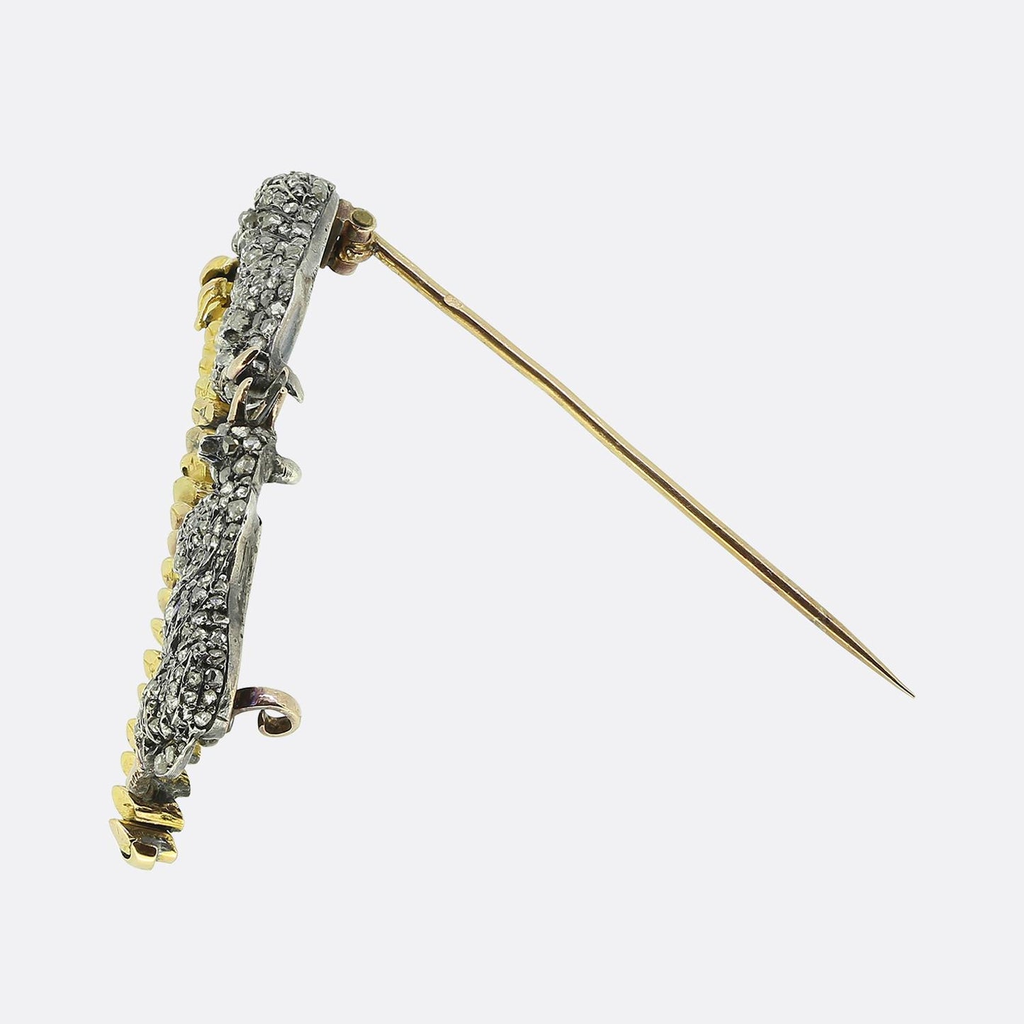 Victorian Horned Goats Brooch