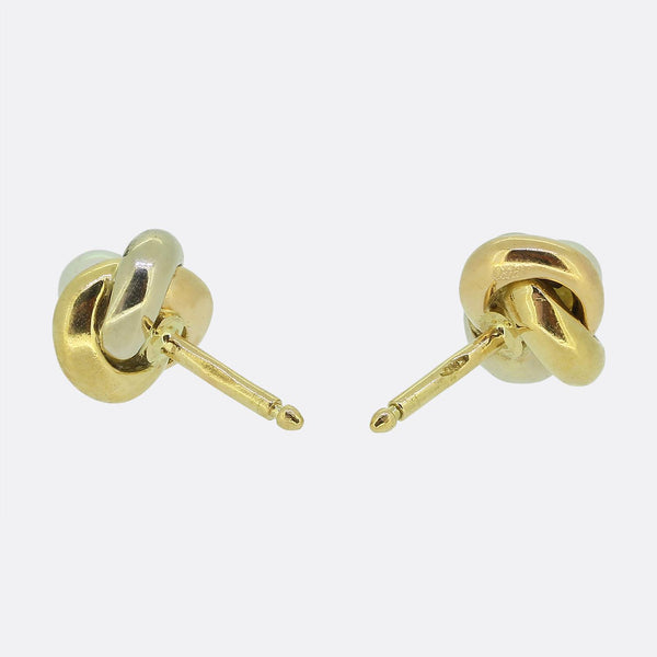 Cartier Vintage Pearl Trinity Earrings