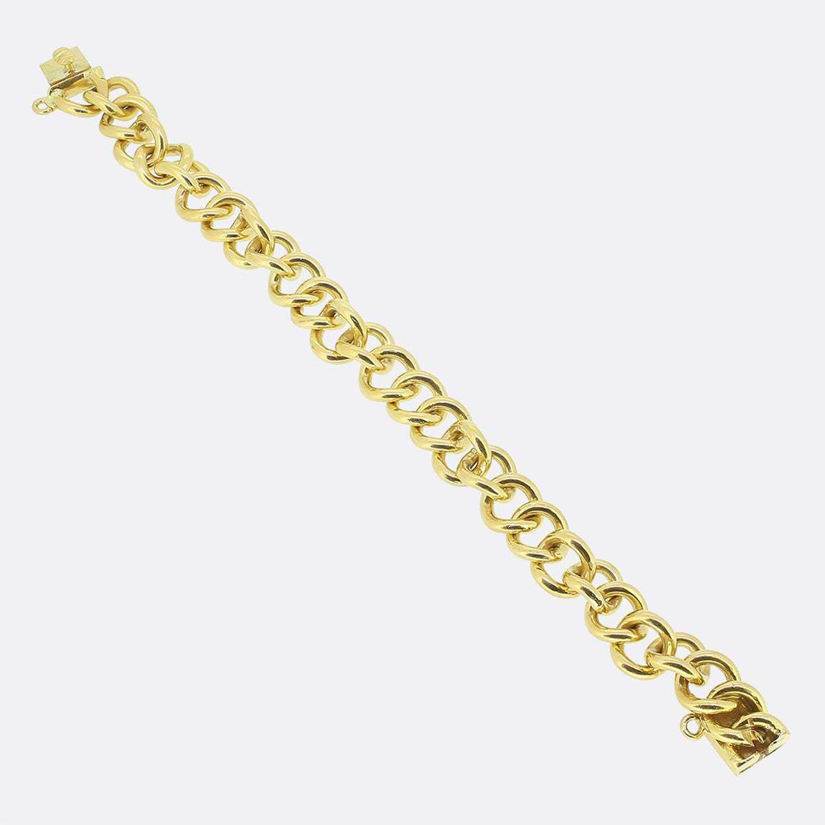 Vintage Twisted Curb Link Bracelet