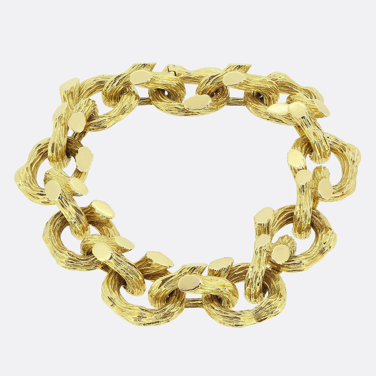 Boucheron Vintage Textured Branch Bracelet