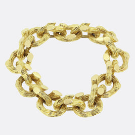 Boucheron Vintage Textured Branch Bracelet
