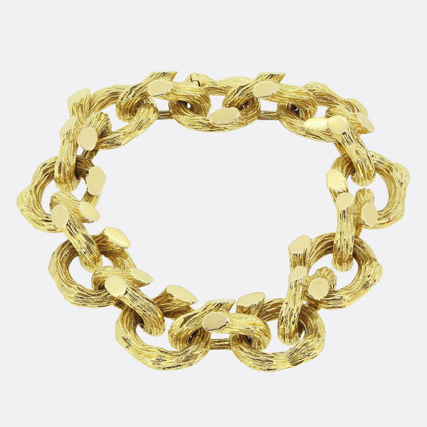 Boucheron Vintage Textured Branch Bracelet