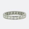 Art Deco Diamond Eternity Ring Size K (50)