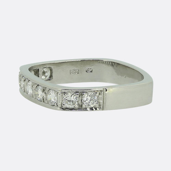 Art Deco Half-Eternity Diamond Ring