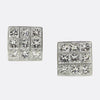 Tiffany & Co. Princess Cut Diamond Stud Earrings