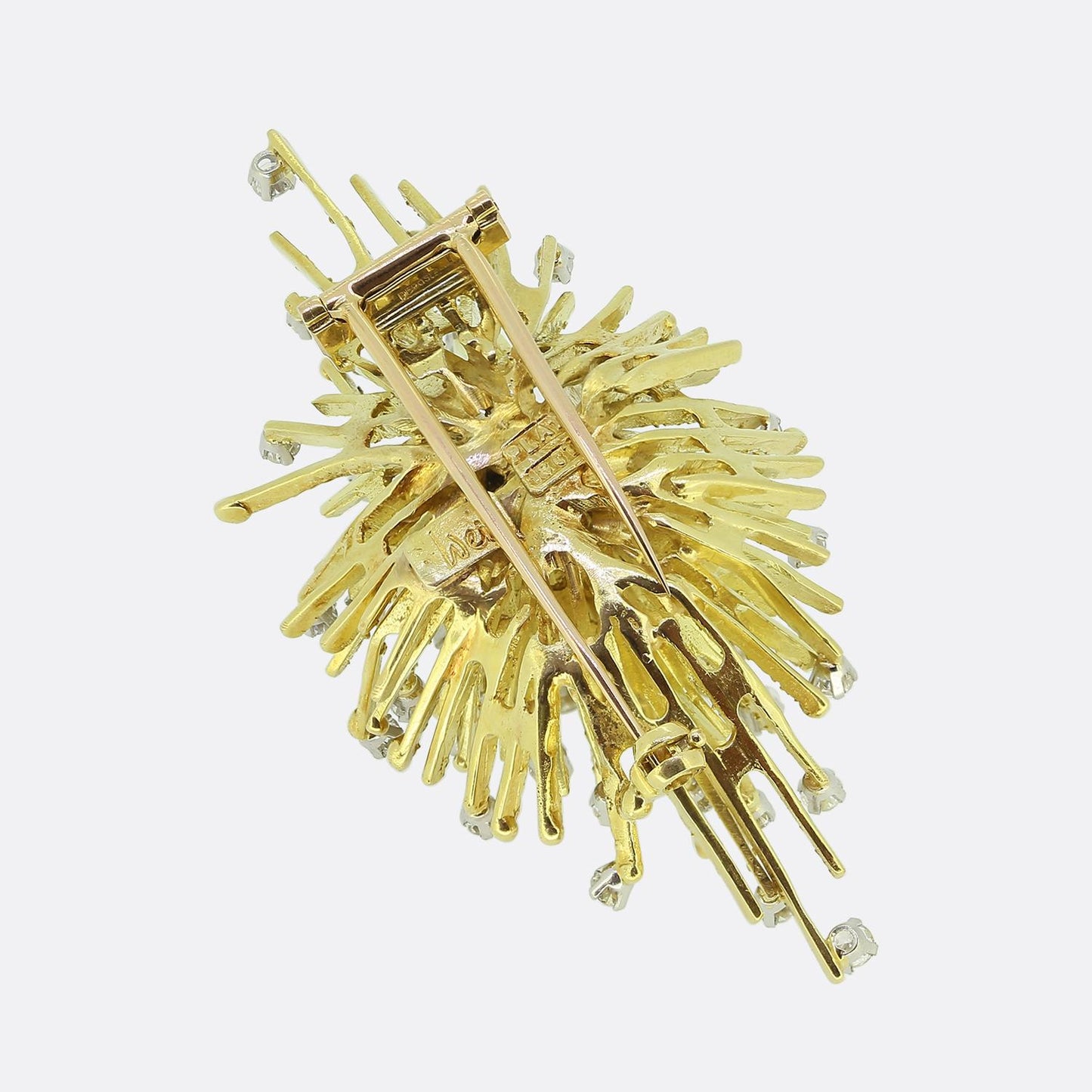George Weil Diamond Cluster Brooch